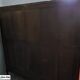 Large Art Deco bookcase wardrobe in mahogany and bronze.