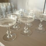 Old champagne glasses