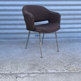 1970s tweed conference chair