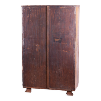 Armoire en noyer ArtDéco, Fuchs Furniture Žižkov, Tchéquie, années 1930