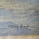 Watercolor of a liner at sea signed taboureau georges known as sandy-hook (1879-1960)