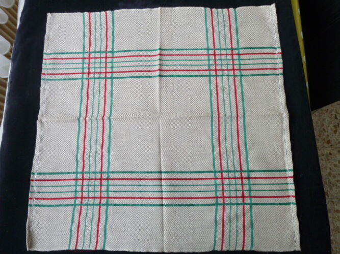 Set de 6 serviettes de table en lin  linge basque 57 x 58 cm