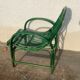 Fauteuil rotin vert