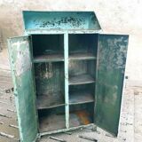 Old cabinet iron sideboard blue