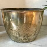 Vintage brass pot cover