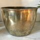 Cache-pot vintage en laiton