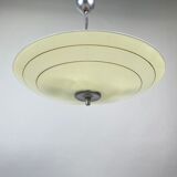 Mid Century Glass Pendant by Napako, Czechoslovakia, 1960's