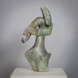 Shona warrior hand-carved sculpture