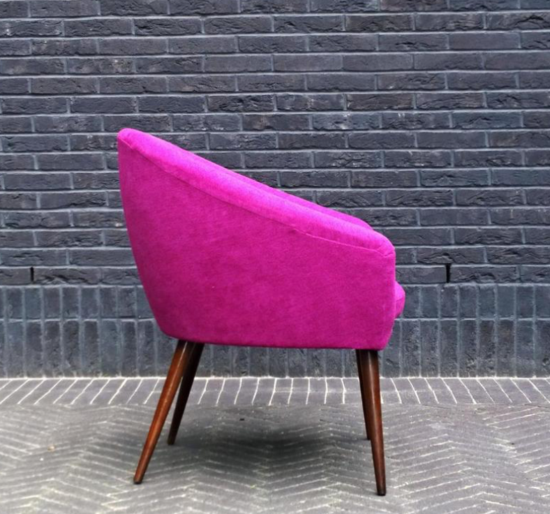 Mid century polish club chair Emil from late 60s