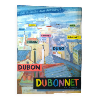 Une publicité papier  Dubo  Dubon  Dubonnet  quinquina   issue d'une revue d'époque