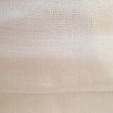Old rectangular white tablecloth damask and monogrammed