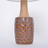Paire de lampes de table en grès faites à la main du milieu du siècle, modèle 3001 par Einar Johansen pour Soholm