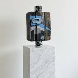 Painted Ceramic Sculpture by Olisch