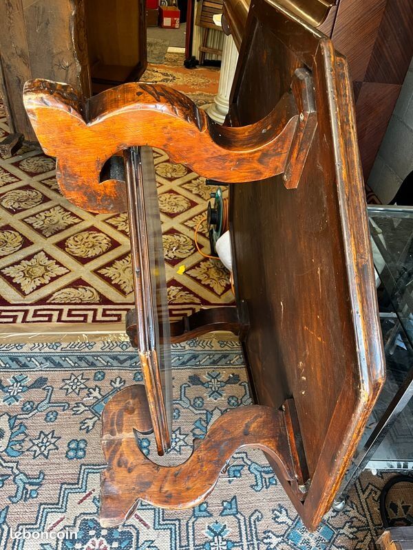 Table basse vintage octogonale bois massif tres bon etat