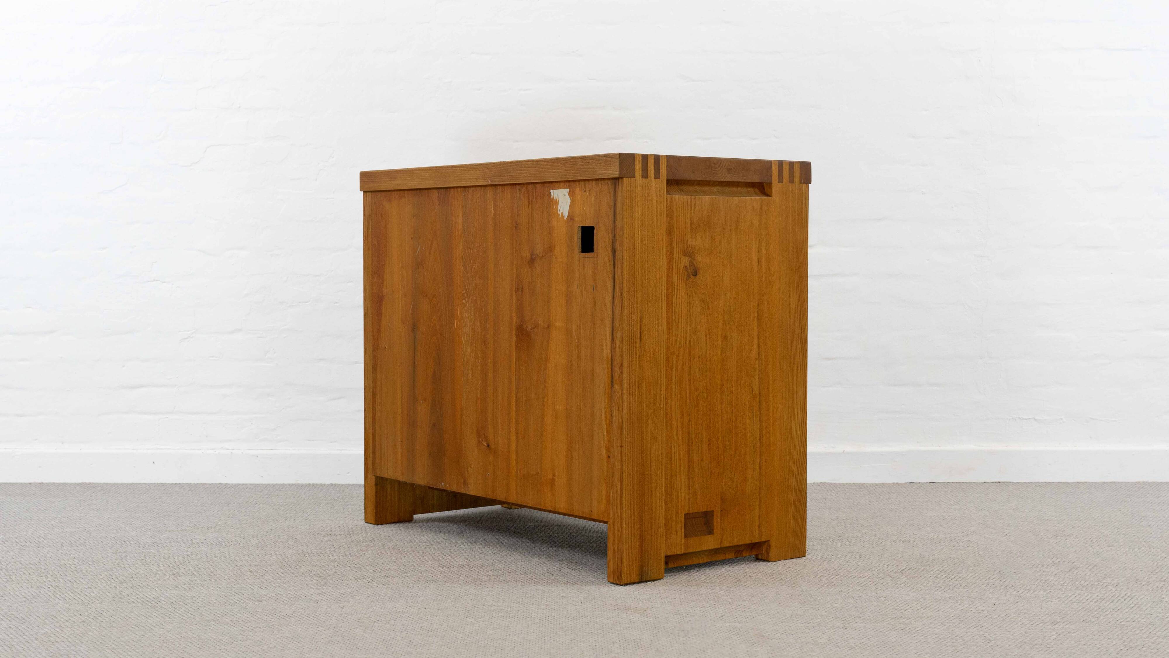 Sideboard Model R09 by Pierre Chapo in solid elm