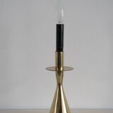 Scandinavian decorative lamp in solid brass