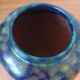 Hand-turned stoneware vase – Iridescent glaze