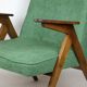 Green Bunny armchair by Józef Chierowski, 1970s