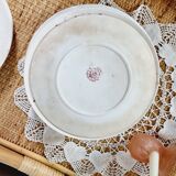 Set of 14 deep flat and dessert plates with defect FT Jasmins Badonviller