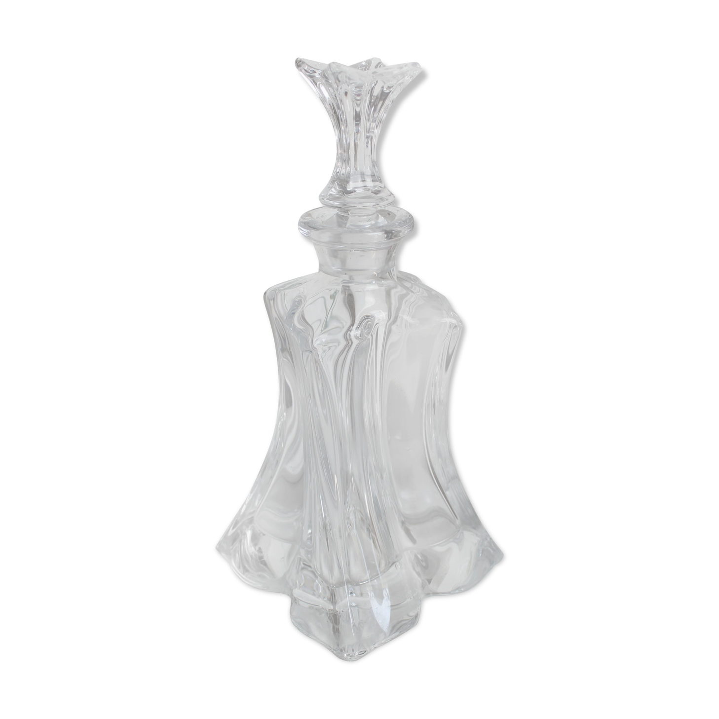 Crystal carafe stamped "Bohemia"