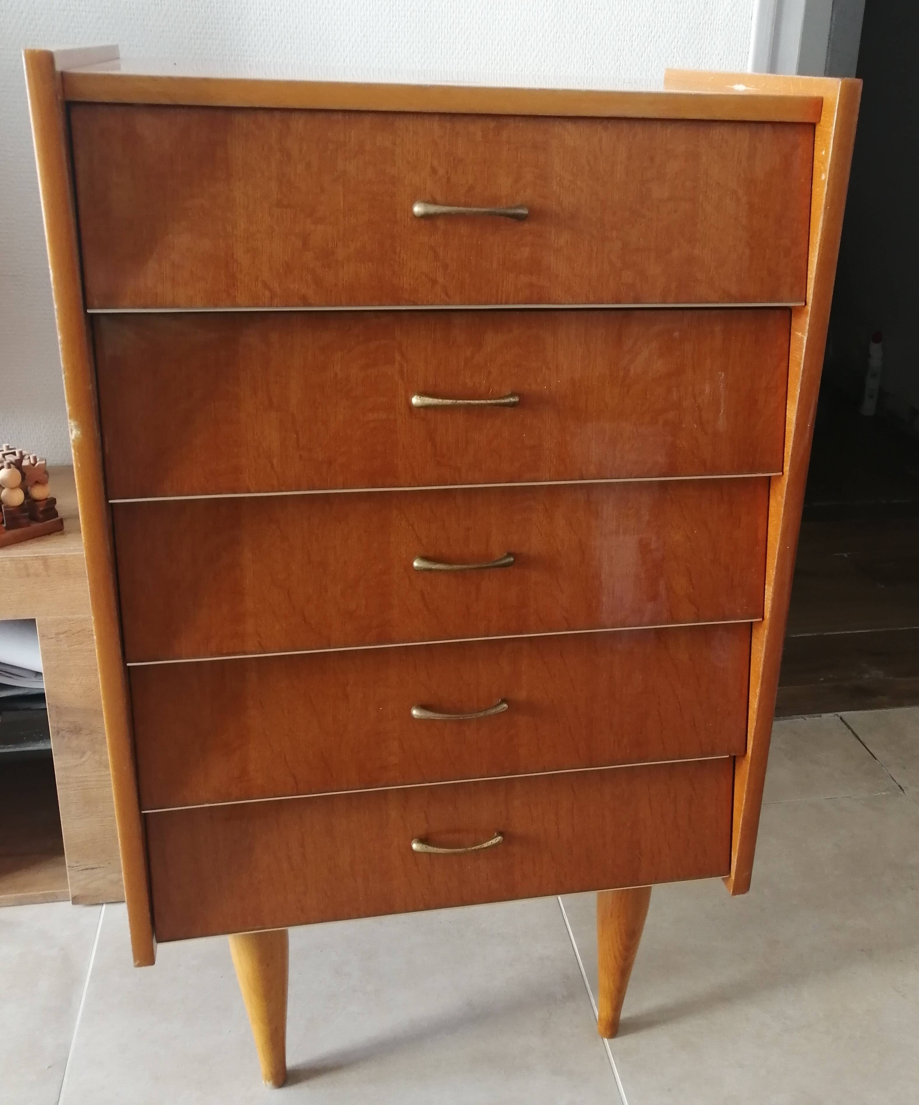 Chest of drawers / 60s chest of drawers