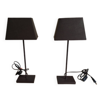 Pair of vintage lamps.