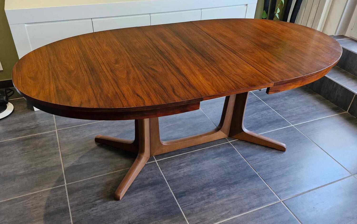 Vintage extendable table Baumann 1970s