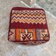 Handmade Berber Kilim pouf, floor cushion