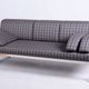 Bauhaus Sofa in Chrome and Fabric from Robert Slezak, Czech, 1930s