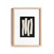 Abstract painting on paper signed eawy