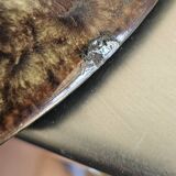 7 assiettes à huitres, vintage Vallauris Marius Giuge.