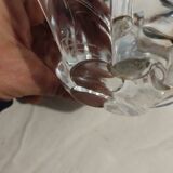 Set of 2 "Daum" starfish candle holders (large model)