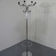 French chrome-plated steel tubular coat rack, 1940s