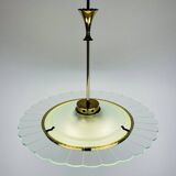 Vintage chandelier attributed to Pietro Chiesa for Fontana Arte, Italy, 1940s.