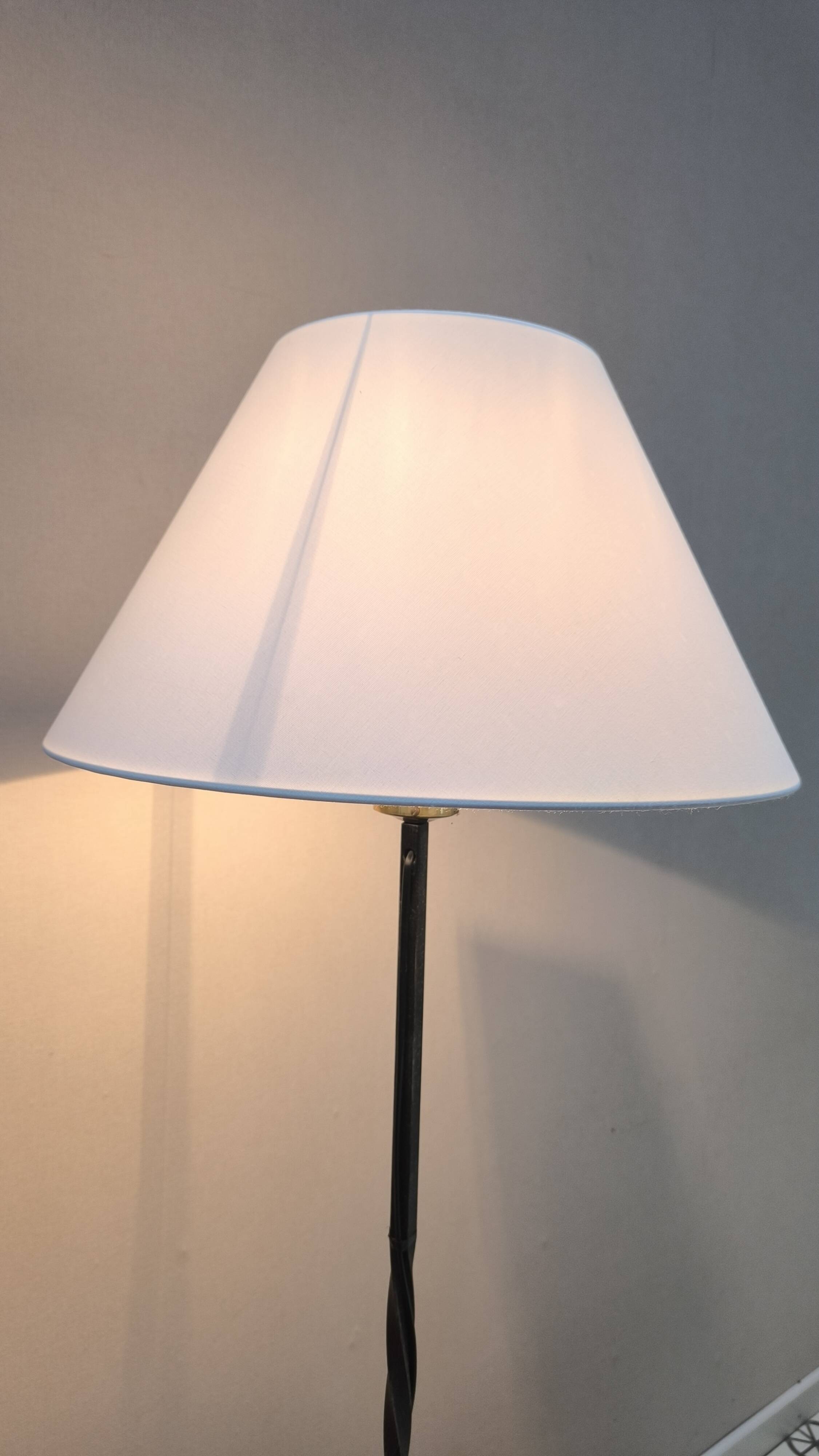 Wrought iron floor lamp 1950