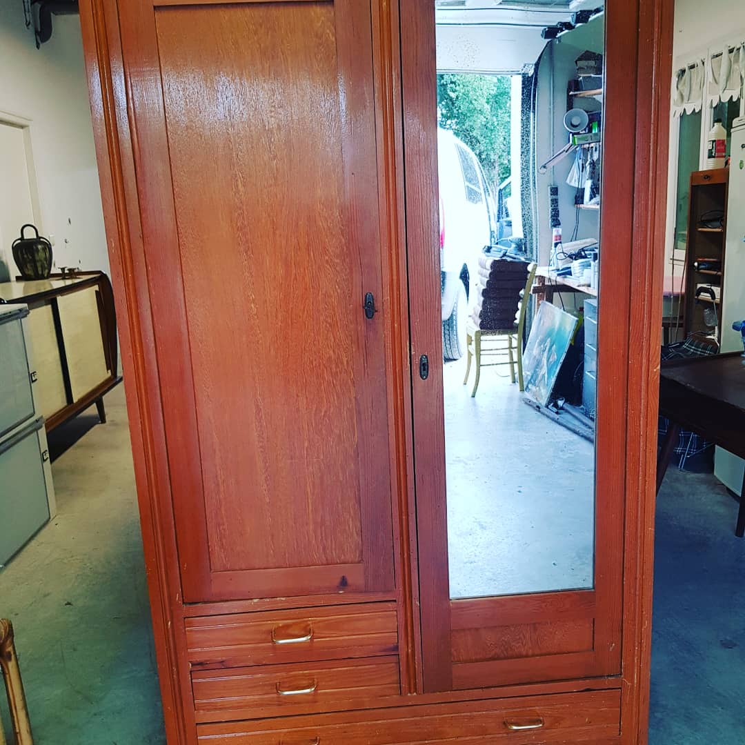 Vintage Parisian mirror cabinet