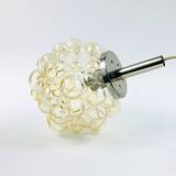 Mid Century Modern Amber Bubble Glass Pendant or Ceiling Light by Helena Tynell for Limburg, Germany