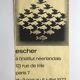 Original exhibition poster after escher, netherlands institute of paris, 1973