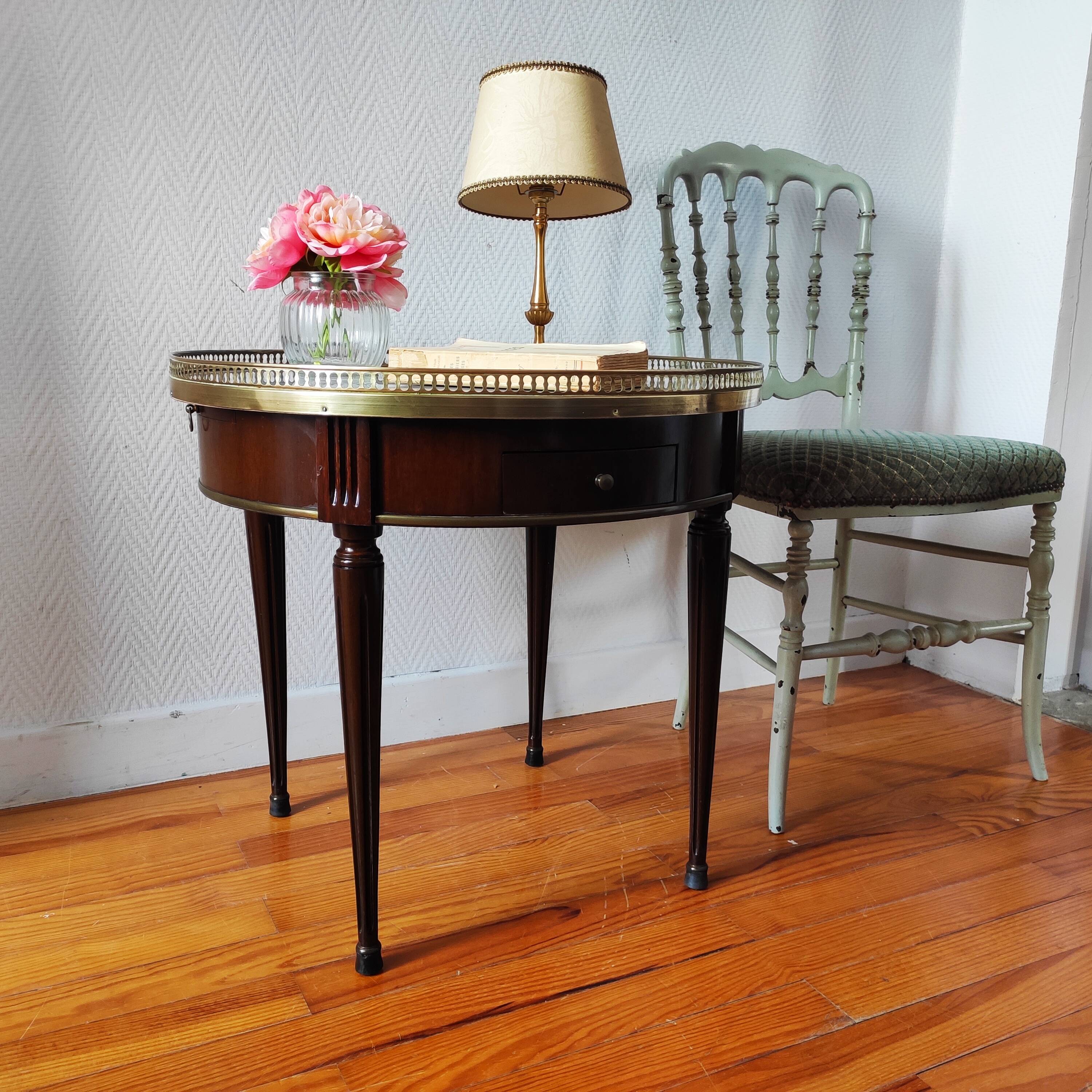 Table bouillotte, milieu XXème