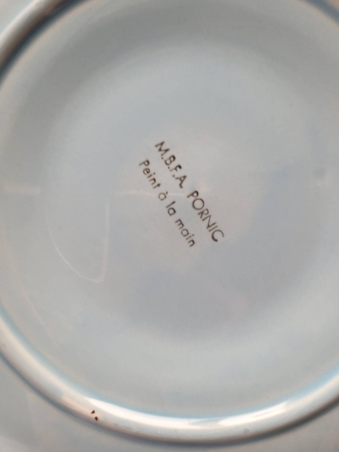 Pornic, 6 oyster plates