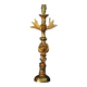 Pierre Casenove lamp base sculpture gilded bronze circa 1980