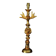 Pierre Casenove lamp base sculpture gilded bronze circa 1980