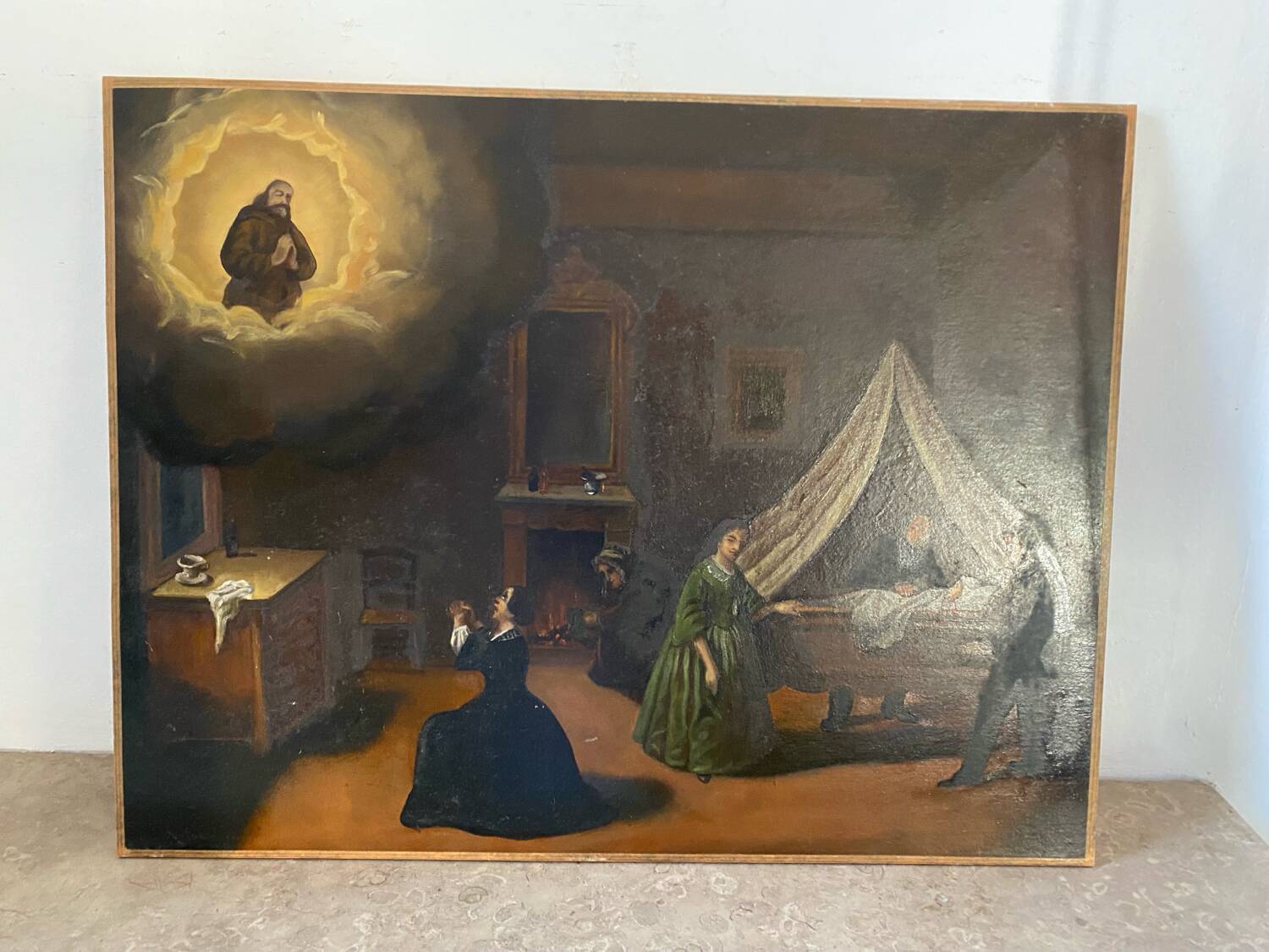 Ex-voto on wood, 20th century