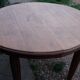 Art Deco table in solid oak