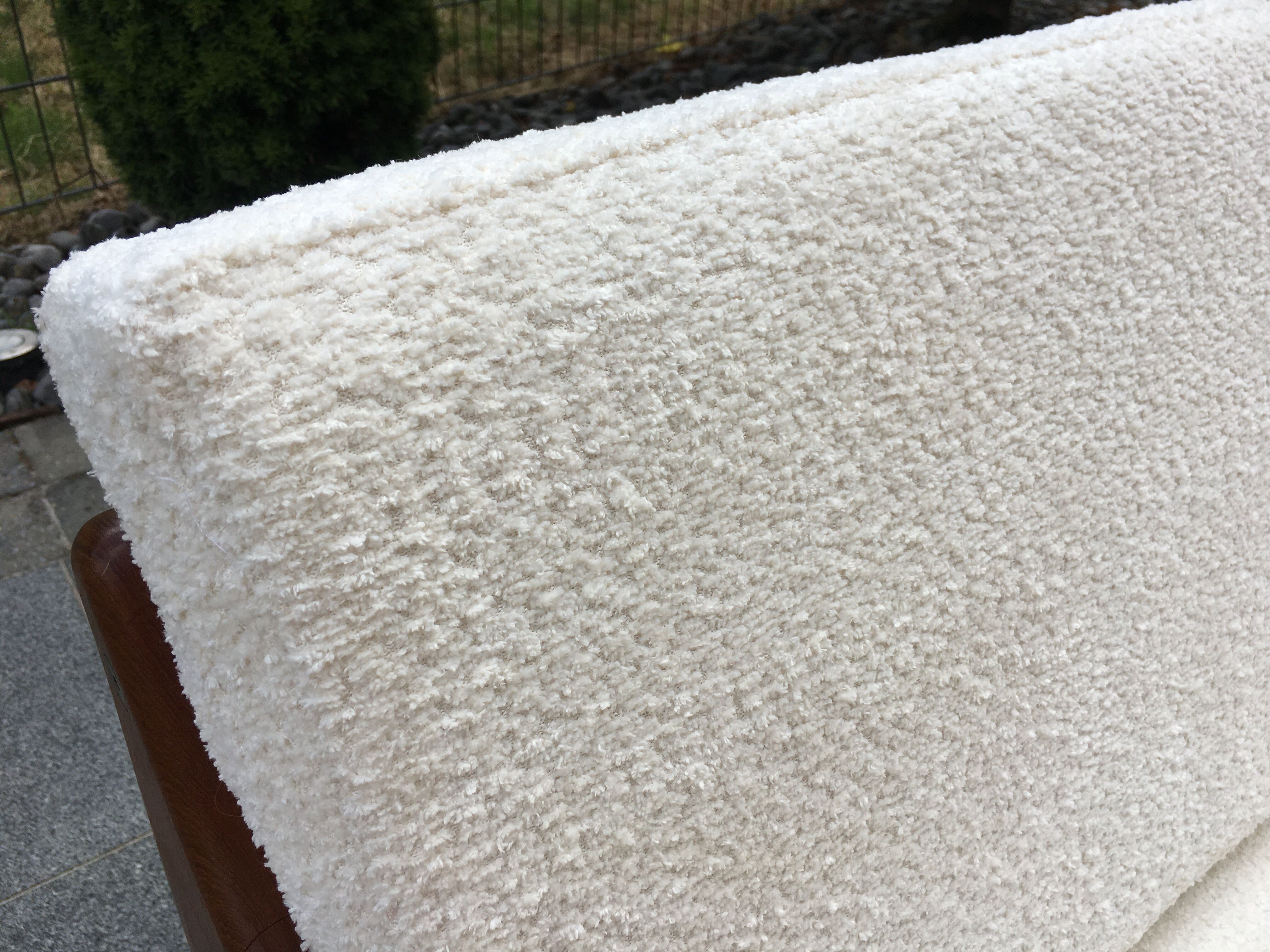 Scandinavian teak 2-seater sofa 60s