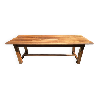 Large walnut farm table