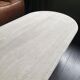 Vintage coffee table travertine marble Rochebobois 80s