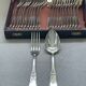Elegant cutlery set 1900-1910 Boulenger "White 84" 24 place settings