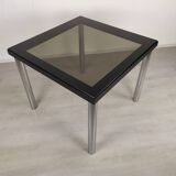 Vintage chrome square table