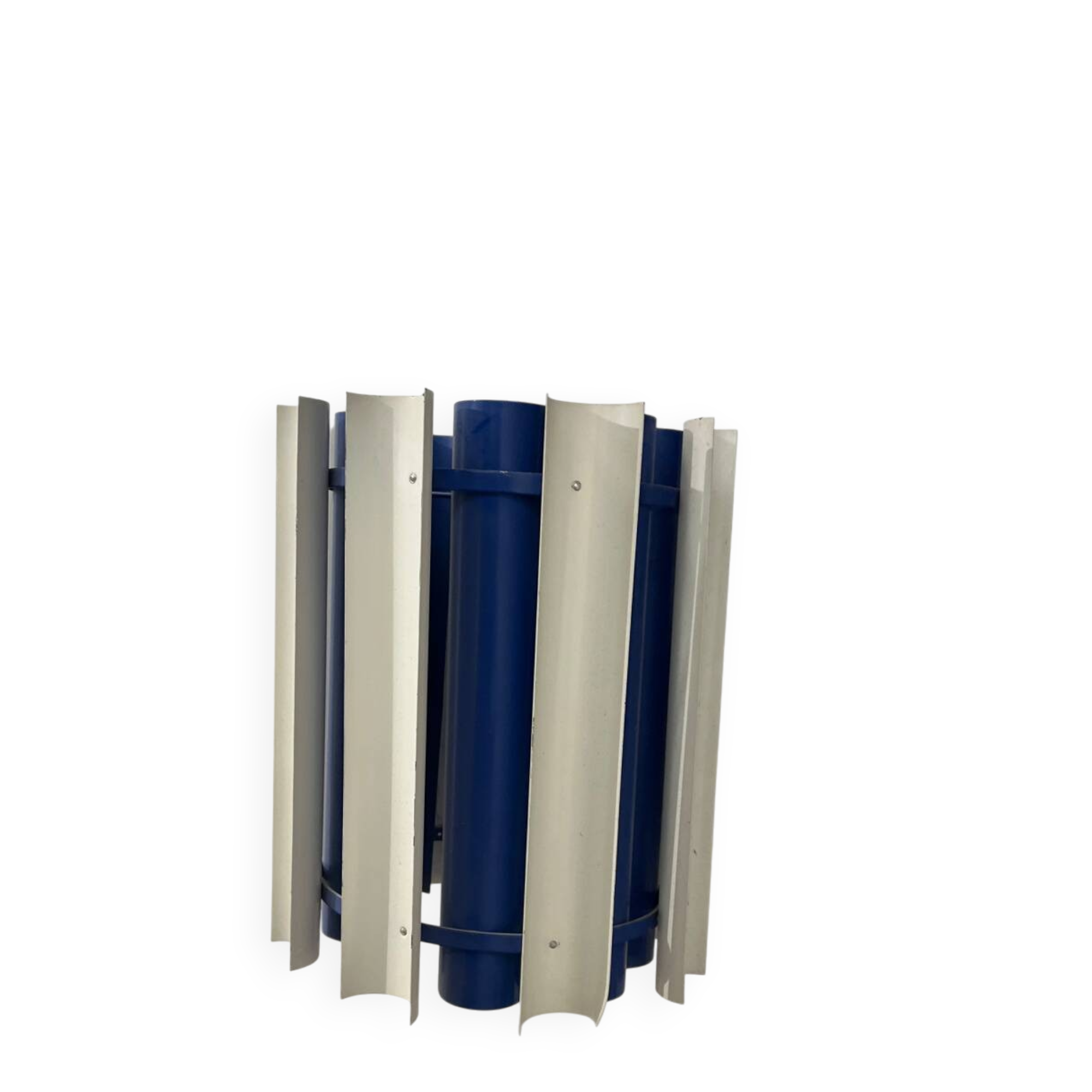 Yki Nummi ‘Mexique’ Lamp Suspension Vintage Bleu & Blanc Design